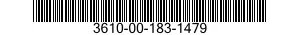 3610-00-183-1479  3610001831479 001831479