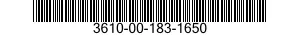 3610-00-183-1650  3610001831650 001831650