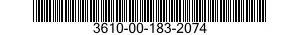 3610-00-183-2074  3610001832074 001832074