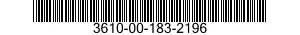 3610-00-183-2196  3610001832196 001832196