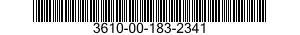 3610-00-183-2341  3610001832341 001832341