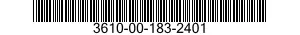 3610-00-183-2401  3610001832401 001832401