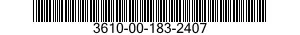 3610-00-183-2407  3610001832407 001832407