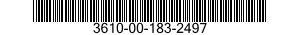 3610-00-183-2497  3610001832497 001832497