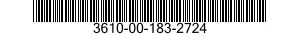 3610-00-183-2724  3610001832724 001832724