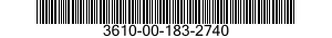 3610-00-183-2740  3610001832740 001832740
