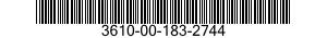 3610-00-183-2744  3610001832744 001832744