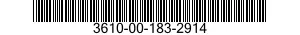 3610-00-183-2914  3610001832914 001832914