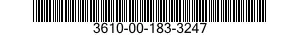 3610-00-183-3247  3610001833247 001833247