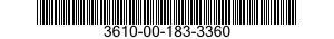 3610-00-183-3360  3610001833360 001833360