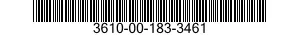 3610-00-183-3461  3610001833461 001833461