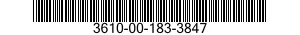 3610-00-183-3847  3610001833847 001833847