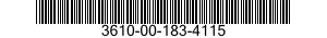 3610-00-183-4115  3610001834115 001834115