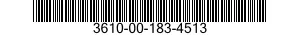 3610-00-183-4513  3610001834513 001834513