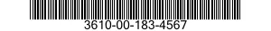 3610-00-183-4567  3610001834567 001834567