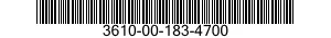 3610-00-183-4700  3610001834700 001834700