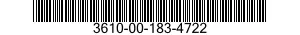 3610-00-183-4722  3610001834722 001834722