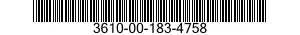 3610-00-183-4758  3610001834758 001834758