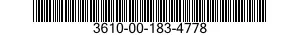 3610-00-183-4778  3610001834778 001834778