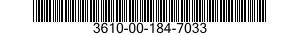 3610-00-184-7033  3610001847033 001847033
