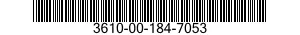 3610-00-184-7053  3610001847053 001847053