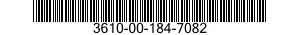 3610-00-184-7082  3610001847082 001847082