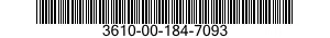 3610-00-184-7093  3610001847093 001847093