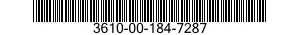 3610-00-184-7287  3610001847287 001847287