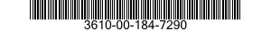 3610-00-184-7290  3610001847290 001847290