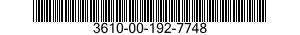 3610-00-192-7748  3610001927748 001927748