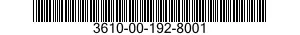 3610-00-192-8001  3610001928001 001928001