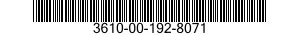 3610-00-192-8071  3610001928071 001928071