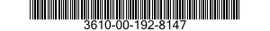 3610-00-192-8147  3610001928147 001928147