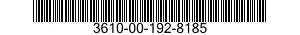 3610-00-192-8185  3610001928185 001928185