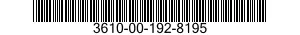 3610-00-192-8195  3610001928195 001928195