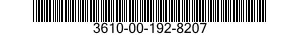 3610-00-192-8207  3610001928207 001928207
