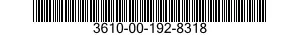 3610-00-192-8318  3610001928318 001928318