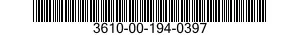 3610-00-194-0397  3610001940397 001940397