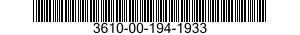 3610-00-194-1933  3610001941933 001941933