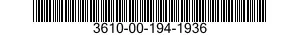 3610-00-194-1936  3610001941936 001941936