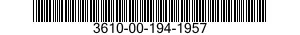 3610-00-194-1957  3610001941957 001941957