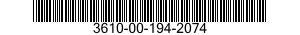 3610-00-194-2074  3610001942074 001942074