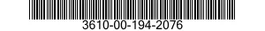 3610-00-194-2076  3610001942076 001942076
