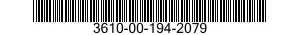 3610-00-194-2079  3610001942079 001942079