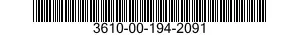 3610-00-194-2091  3610001942091 001942091