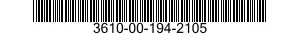 3610-00-194-2105  3610001942105 001942105