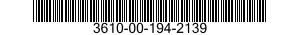 3610-00-194-2139  3610001942139 001942139