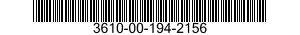 3610-00-194-2156  3610001942156 001942156