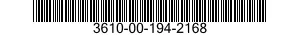 3610-00-194-2168  3610001942168 001942168