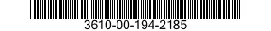 3610-00-194-2185  3610001942185 001942185